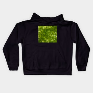 Green Microscopic Seaweed Kids Hoodie